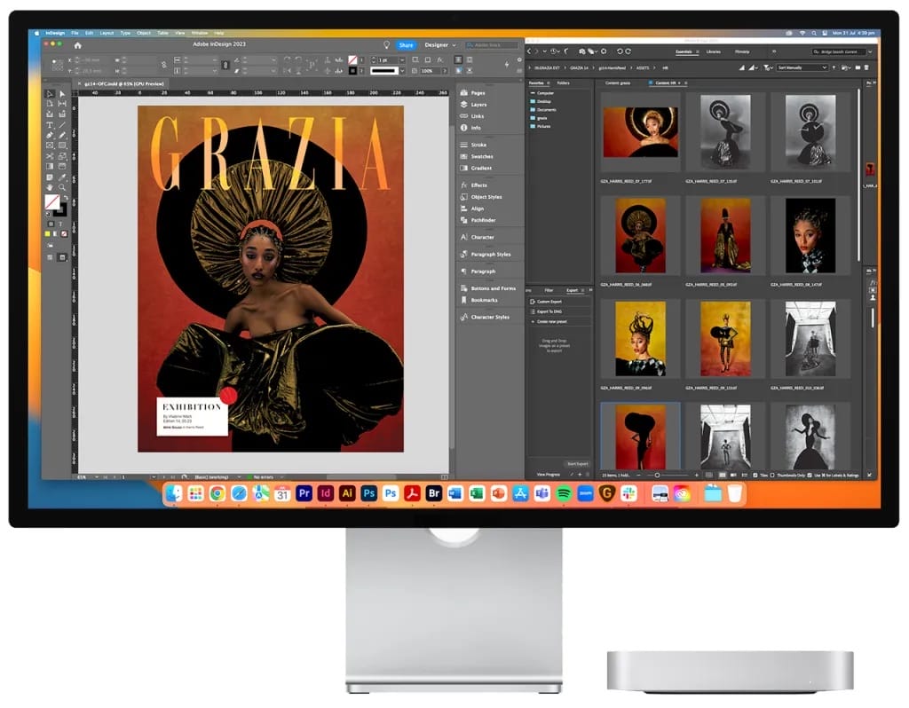 Mac mini【Illustrator /Photoshop /Office】 Adobe Photoshop and Illustrator can now run smoothly on the latest