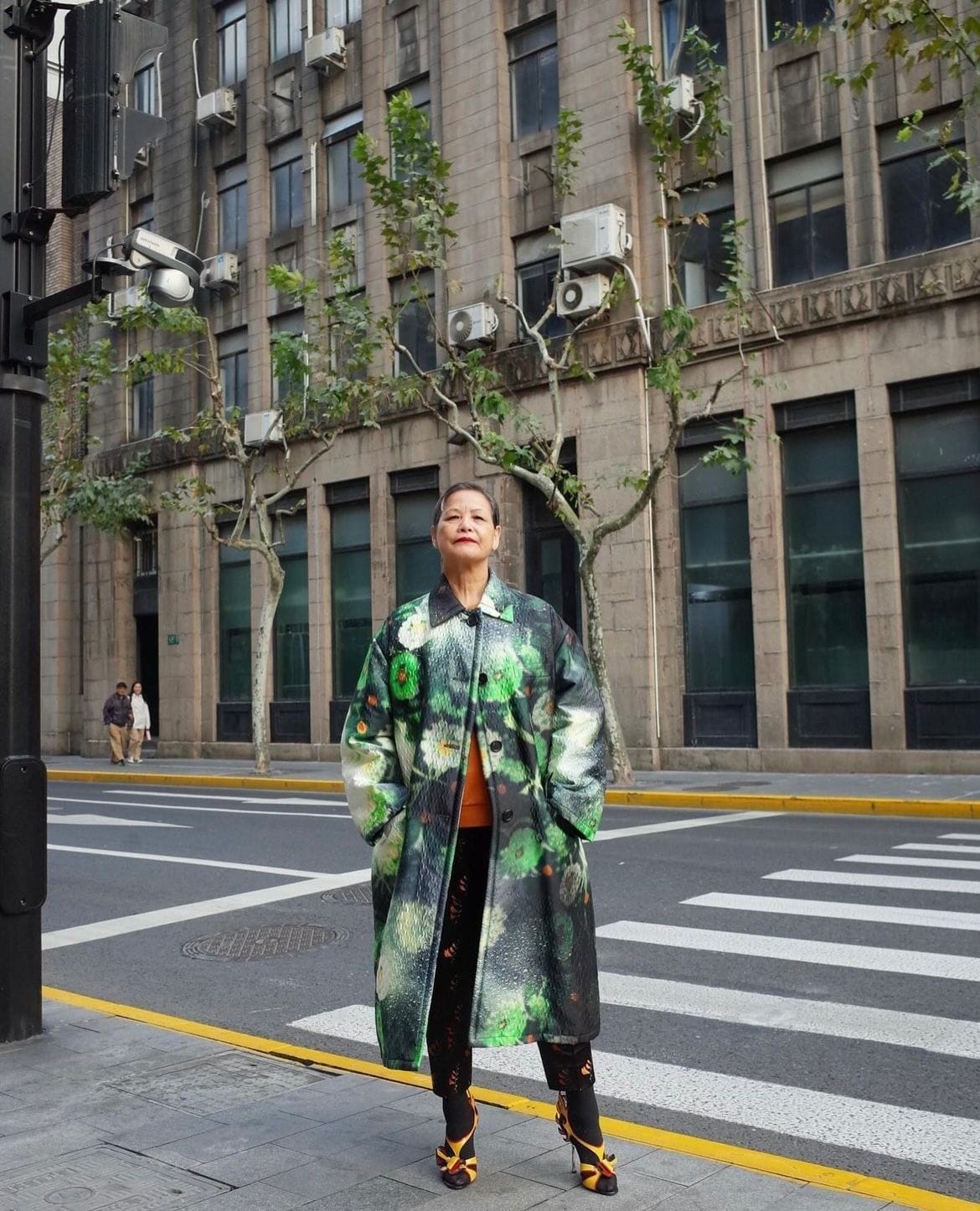 70 Year Old Model Qin Huilan Walks For Miu Miu Fall/Winter 2024