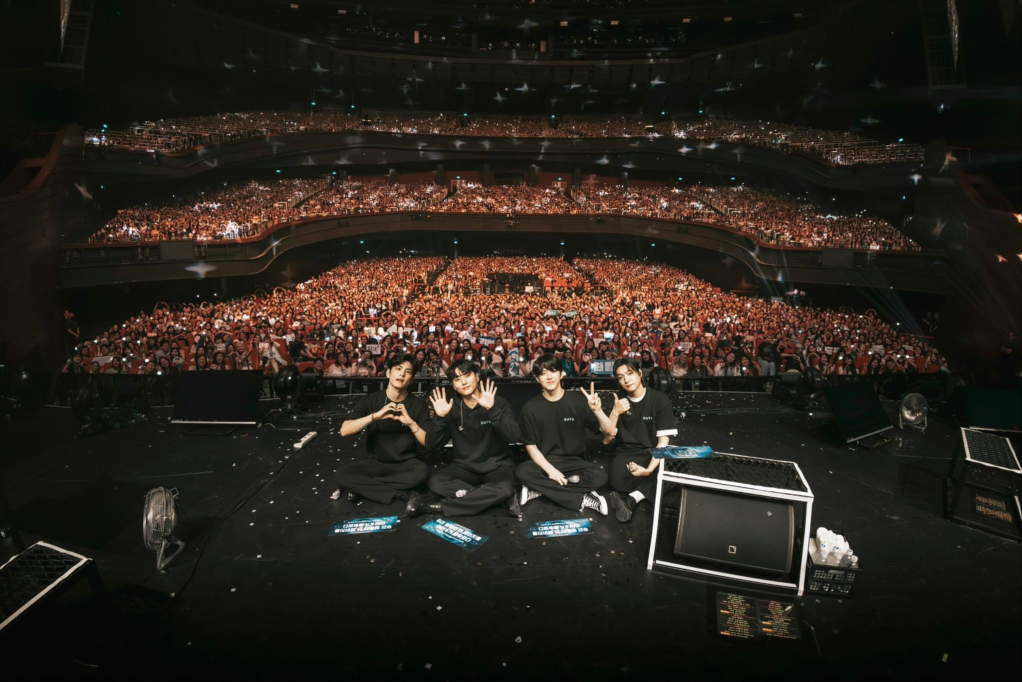 At their Forever Young concert in Singapore, Day6 showcased their beautifully heart-stirring musical prowess at The Star Theatre