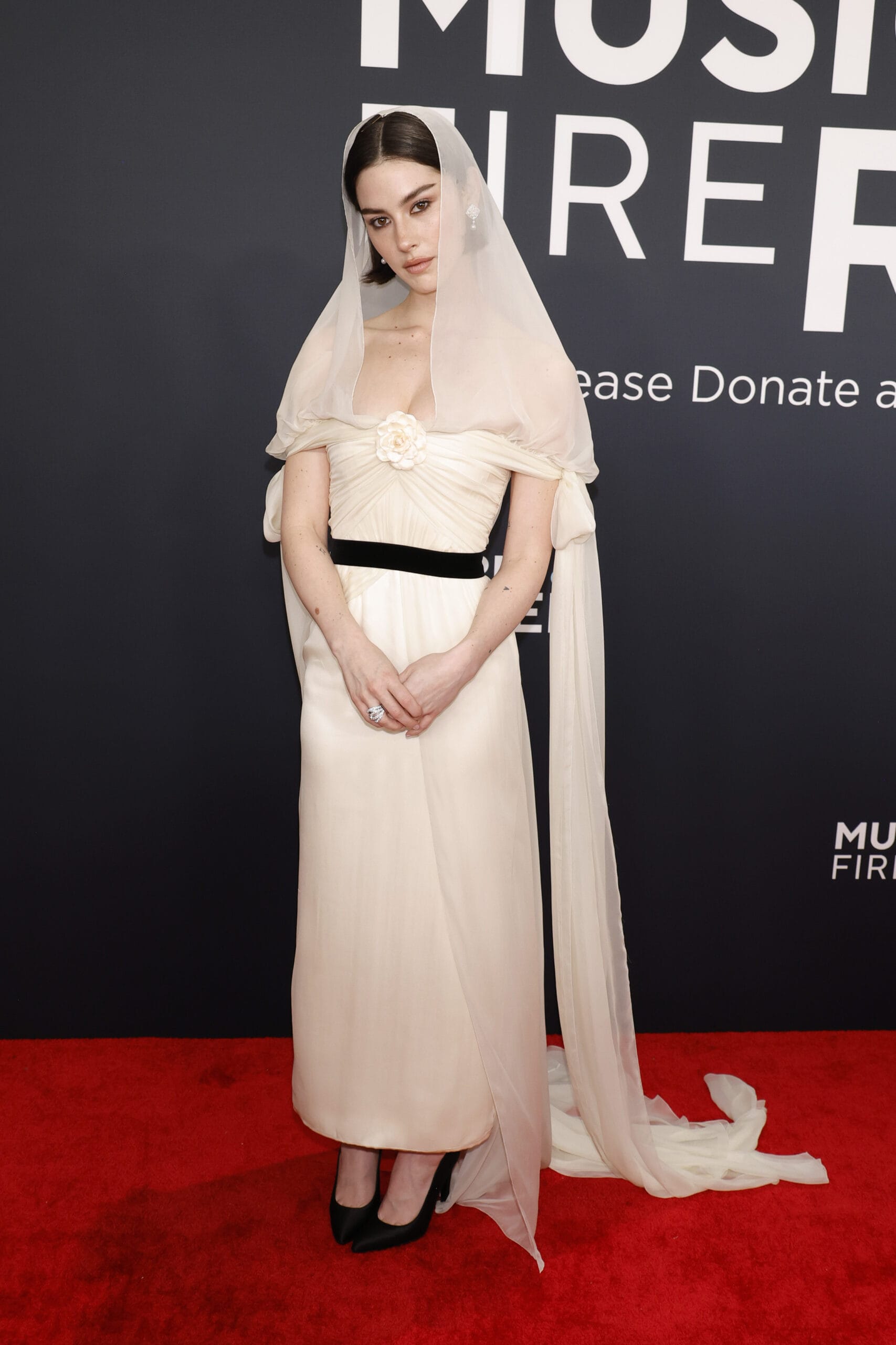 Gracie Abrams fashion moment in Chanel attends the 67th Grammys on February 02, 2025 in Los Angeles, California. (Photo by Frazer Harrison/Getty Images)