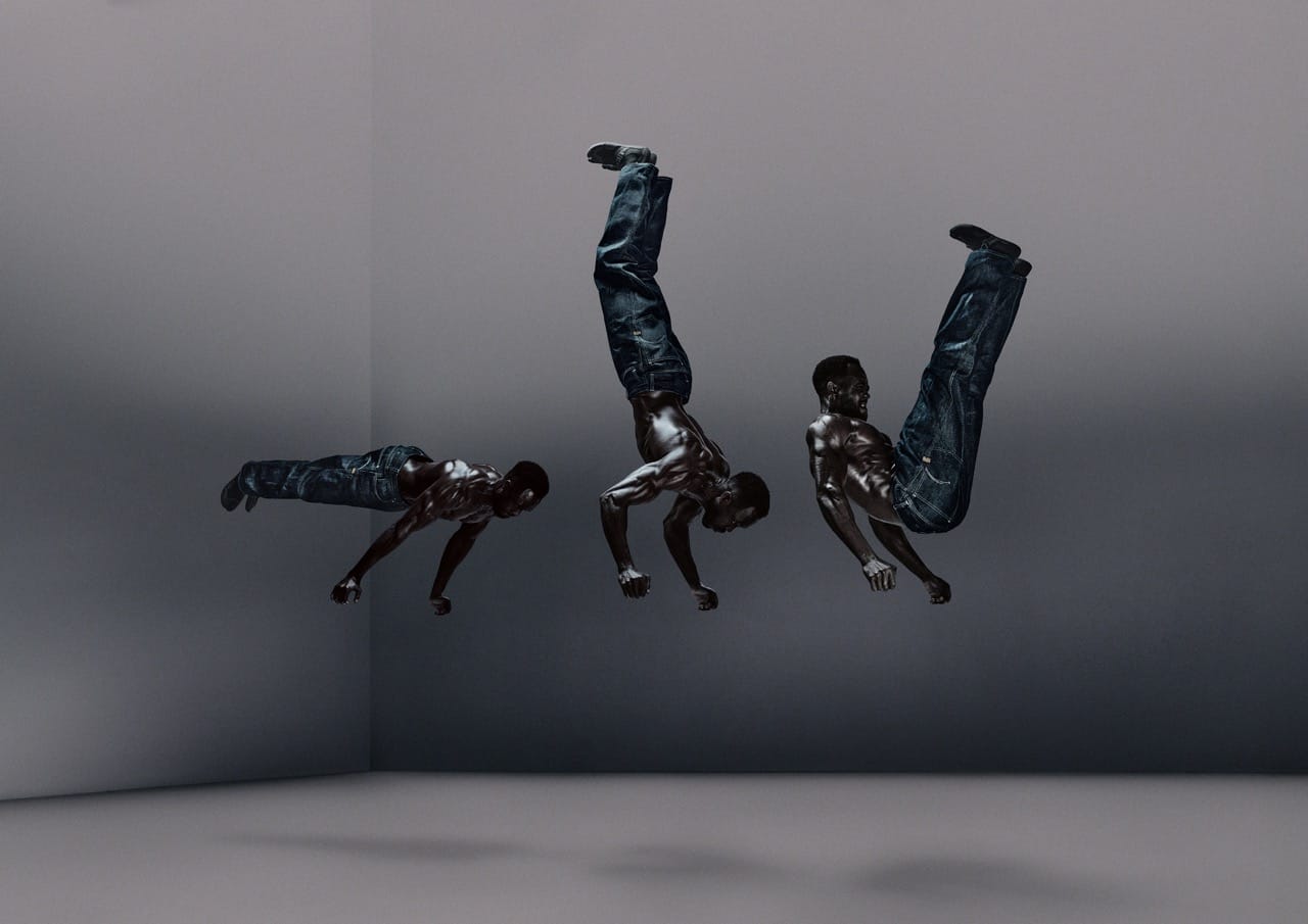 The Anatomic Denim campaign by G-STAR blends movement, art, and science in a pared-down look at denim. 